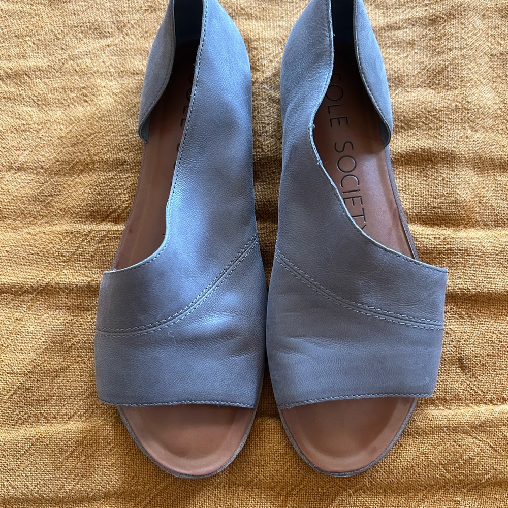 Sole Society Women's Gray Open-Toe Sandals